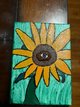 Load image into Gallery viewer, Creepy Sunflower Eye Artwork