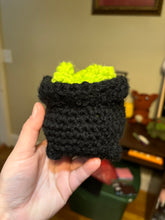 Load image into Gallery viewer, Crochet Cauldron Coaster Holder