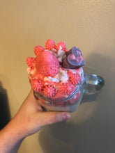 Load image into Gallery viewer, Large Strawberry Milkshake/ Sundae Candle