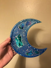 Load image into Gallery viewer, Blue Crystal Moon Tray