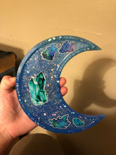 Load image into Gallery viewer, Blue Crystal Moon Tray