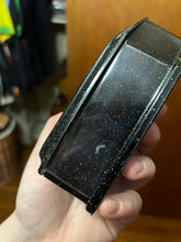 Load image into Gallery viewer, Black Glittery Coffin Trinket Box

