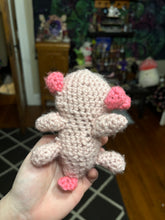 Load image into Gallery viewer, Crochet Axolotl Plushie
