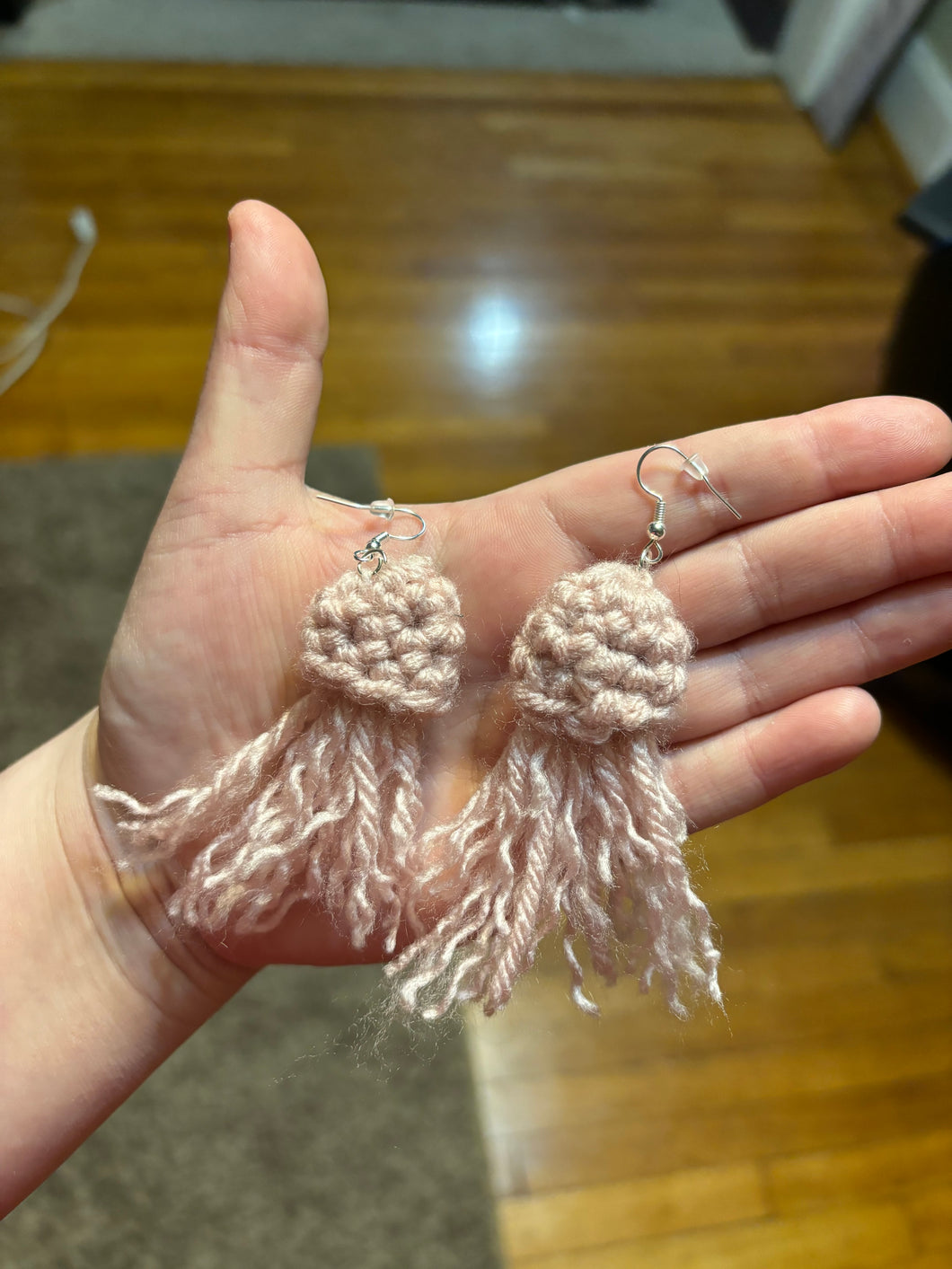 Crochet Jellyfish Earrings