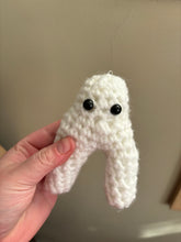 Load image into Gallery viewer, Crochet Fresno Nightcrawler Plushie keychain
