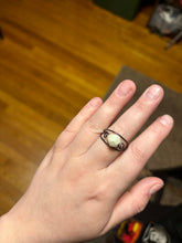 Load image into Gallery viewer, Agate Wire Wrapped Ring (Size 7)
