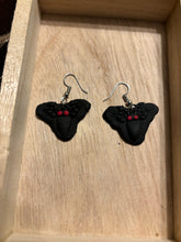 Load image into Gallery viewer, Mothman Dangle Earrings
