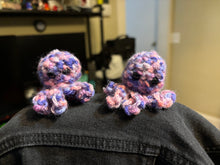 Load image into Gallery viewer, Mini Crocheted “Mystical” Octopus Plushie Keychain
