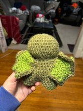 Load image into Gallery viewer, Mini Cthulhu Crochet Plushie
