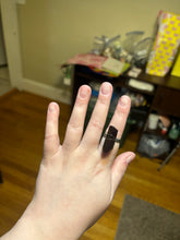 Load image into Gallery viewer, Purple Titanium Quartz Ring (Adjustable)

