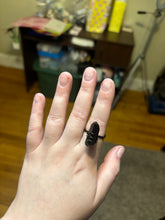 Load image into Gallery viewer, Black Crystal Ring (Size 8)
