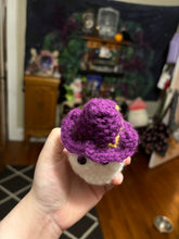 Load image into Gallery viewer, Little Crochet Ghost With Witch Hat
