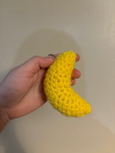 Load image into Gallery viewer, Crochet Plush Moon Keychain.
