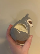 Load image into Gallery viewer, Raccoon “Woodys Musk” Scented Candle Critter
