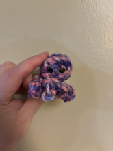 Load image into Gallery viewer, Mini Crocheted “Mystical” Octopus Plushie Keychain
