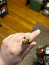 Load image into Gallery viewer, Agate Wire Wrapped Ring (Size 7)
