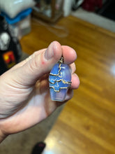 Load image into Gallery viewer, Opalite Crystal Coffin Necklace
