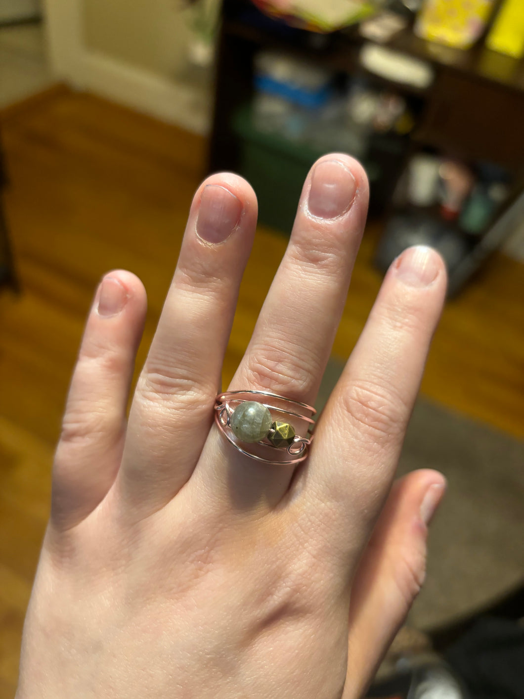 Labradorite Ring (Size 7)