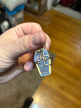 Load image into Gallery viewer, Opalite Crystal Coffin Necklace
