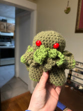 Load image into Gallery viewer, Mini Cthulhu Crochet Plushie
