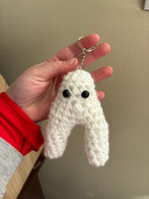 Load image into Gallery viewer, Crochet Fresno Nightcrawler Plushie keychain
