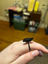 Load image into Gallery viewer, Black Crystal Ring (Size 8)
