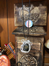 Load image into Gallery viewer, Labradorite Wire Wrapped Necklace
