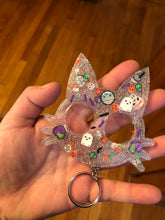 Load image into Gallery viewer, Spooky Holographic Glitter Self-Defense Keychain Collection
