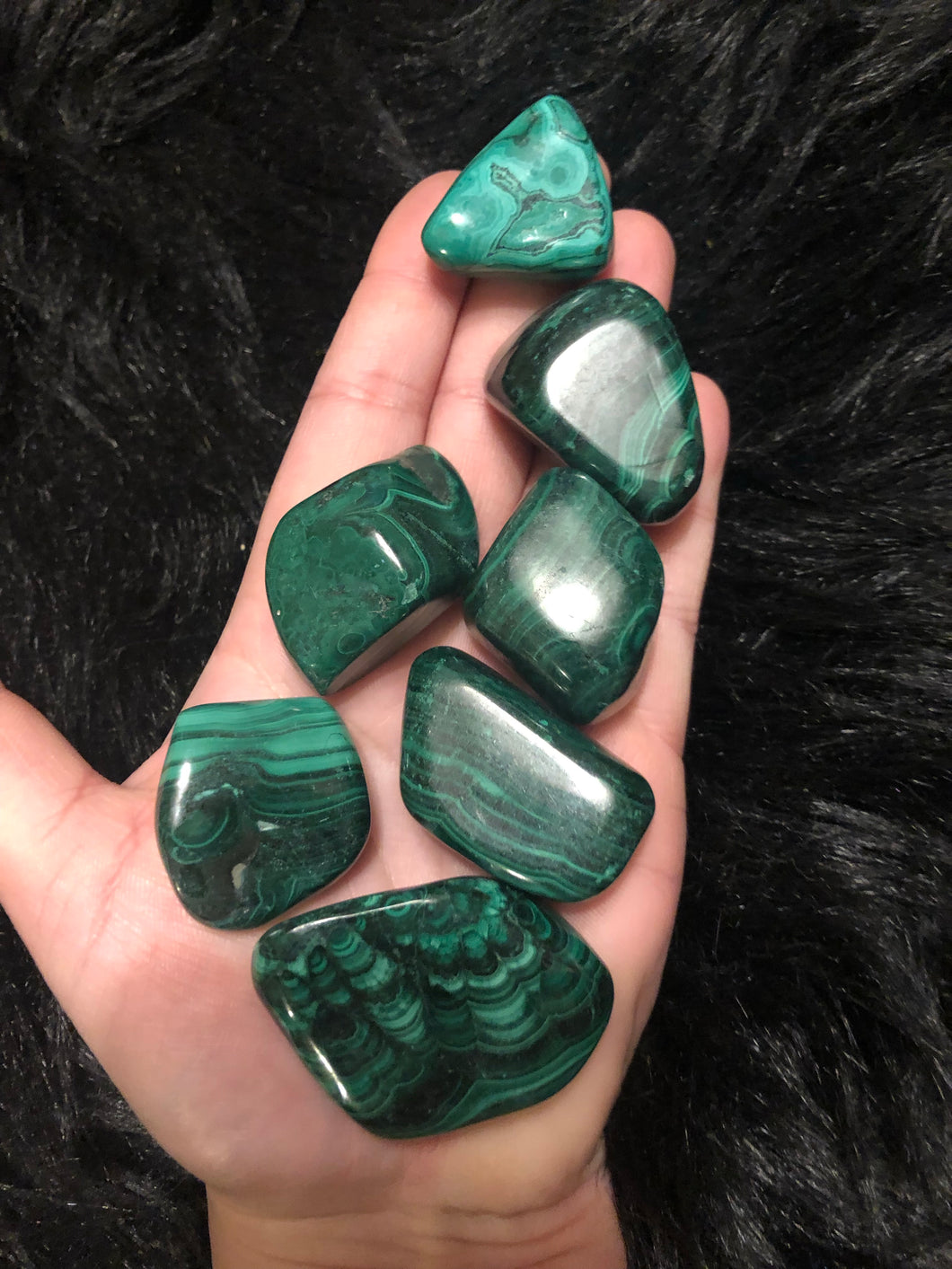 Large Malachite Tumbles