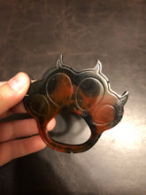 Load image into Gallery viewer, Red and Black Paw Self Defense Keychain
